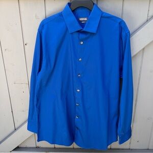 Kenneth Cole Reaction Vibrant Blue Dress Shirt